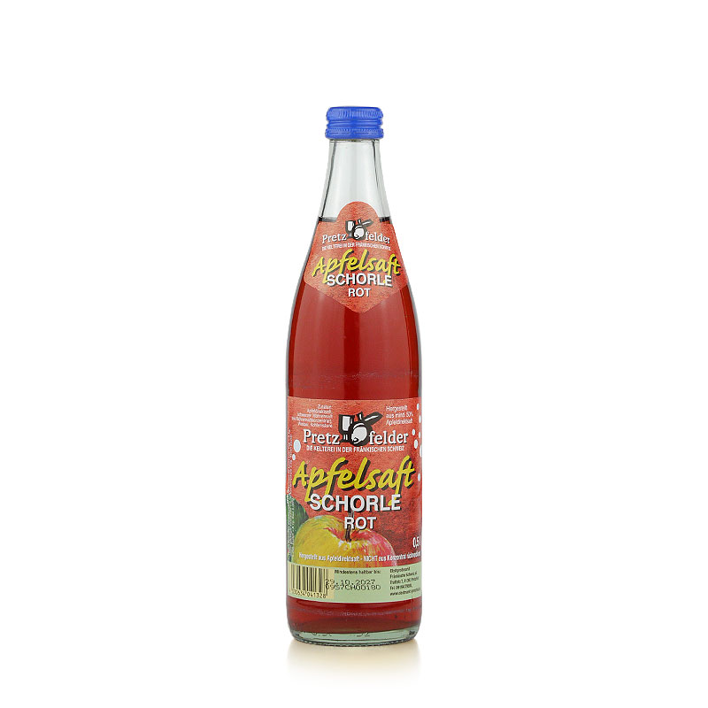 Apfelsaftschorle rot, 0,5 l - Produktbild