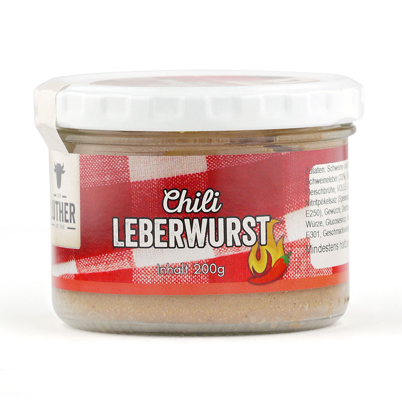 Chili-Leberwurst 200 g - Produktbild