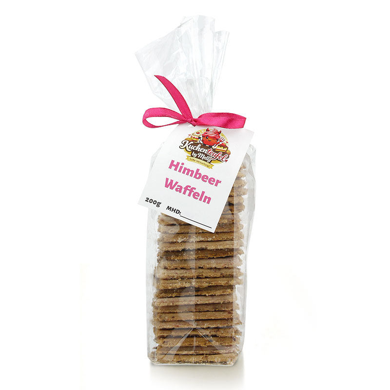 Himbeerwaffeln, 200 g - Produktbild