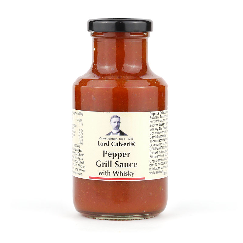 Pepper Grill Sauce with Whisky 250 ml - Produktbild