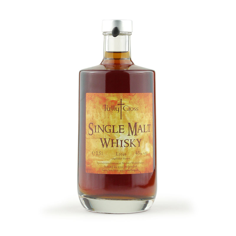 Tully Cross Single Malt Whisky 0,5 l - Produktbild