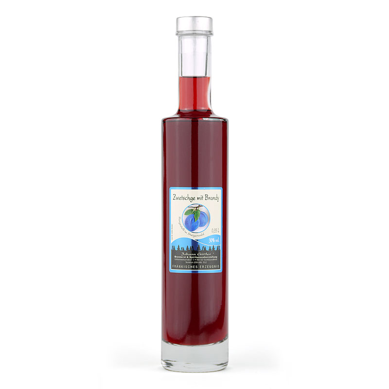 Zwetschge mit Brandy, 0,35 l - Produktbild
