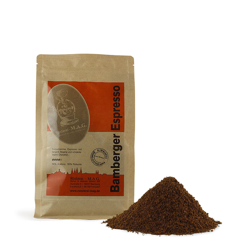 Bamberger Espresso gemahlen 250 g - Produktbild