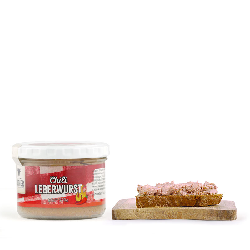 Chili-Leberwurst 200 g - Produktbild