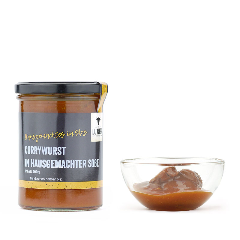 Currywurst in hausgemachter Soße, 400 g - Produktbild