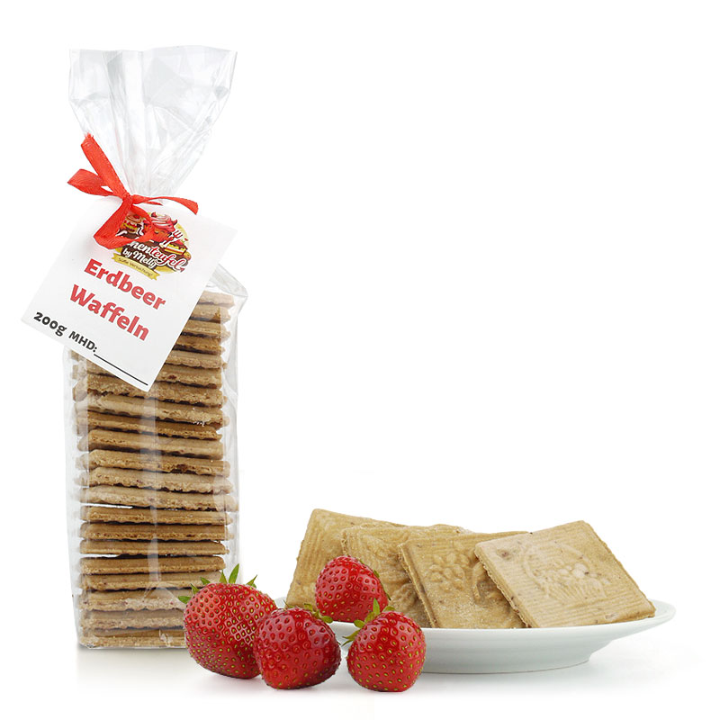 Erbeerwaffeln, 200 g - Produktbild