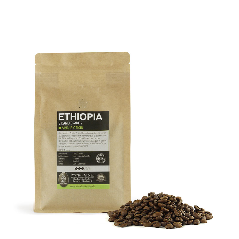 Ethiopien Sidamo Grade 2,  250 g - Produktbild