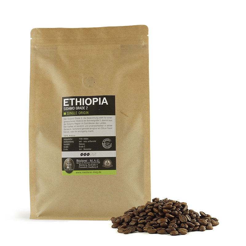 Ethiopien Sidamo Grade 2, 500 g - Produktbild