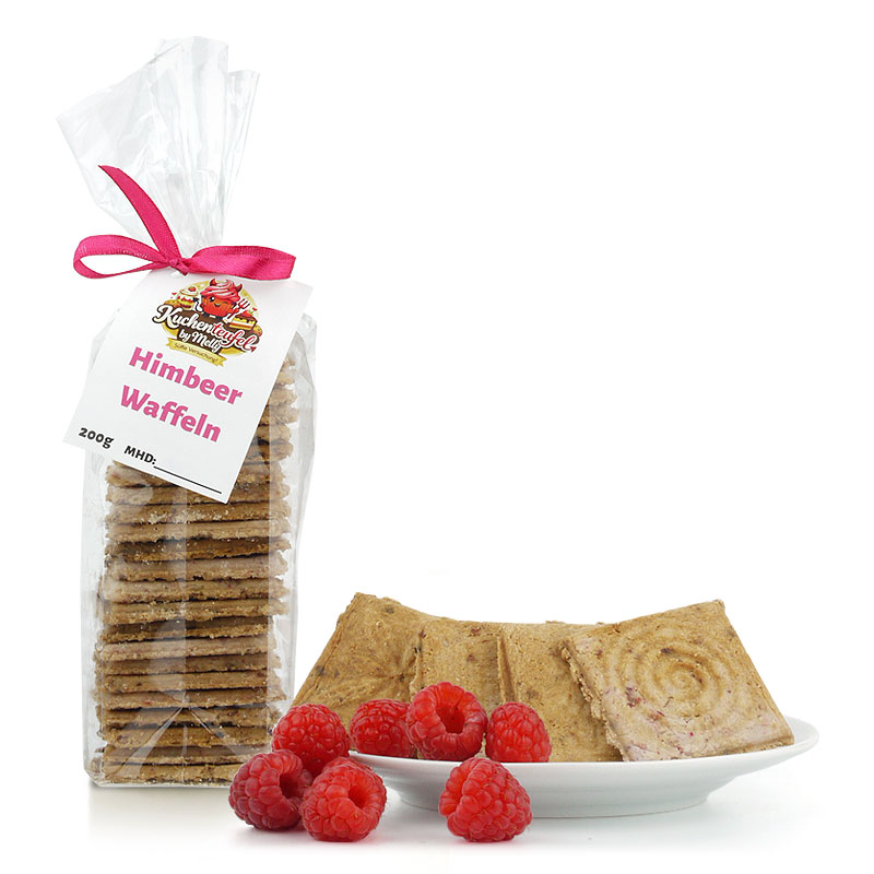 Himbeerwaffeln, 200 g - Produktbild