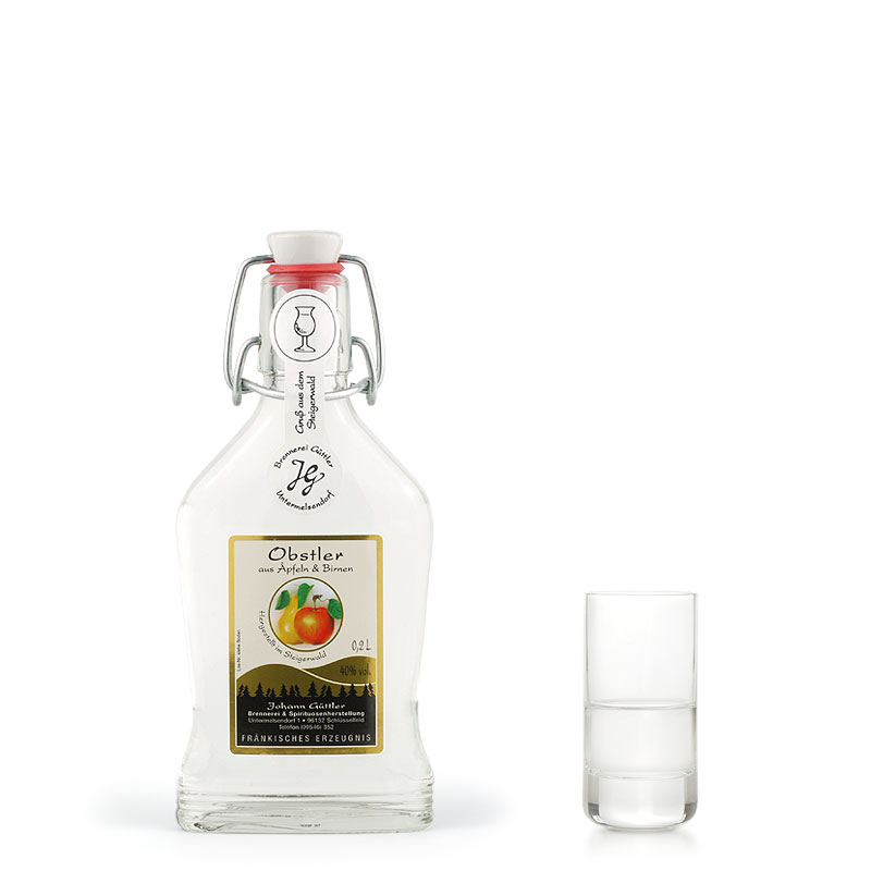 Obstler, 0,2 l - Produktbild