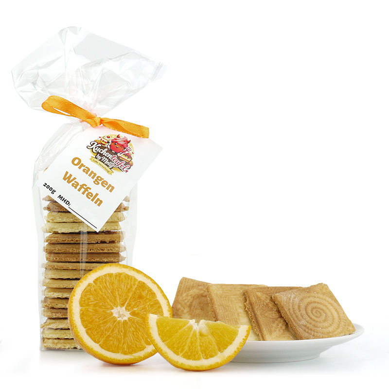 Orangenwaffeln, 200 g - Produktbild